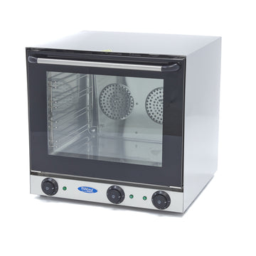 Cuptor electric pentru 4 tavi (43.5x31.5 cm), analogic, cu grill, convectie, aburi, timer, 2.62 kW, 230V