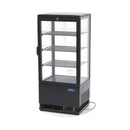 Vitrina refrigerata de banc, 78 Litri, cu iluminare, H 96 cm, negru-1