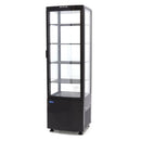 Vitrina refrigerata, 235 Litri, cu iluminare, H 170 cm, negru-1