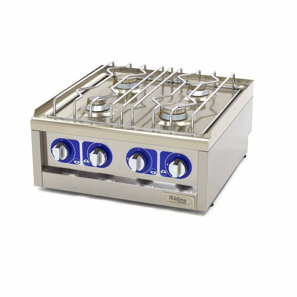 Masina de gatit pe gaz cu 4 arzatoare Maxima, linia 600, 60cm, 17kW