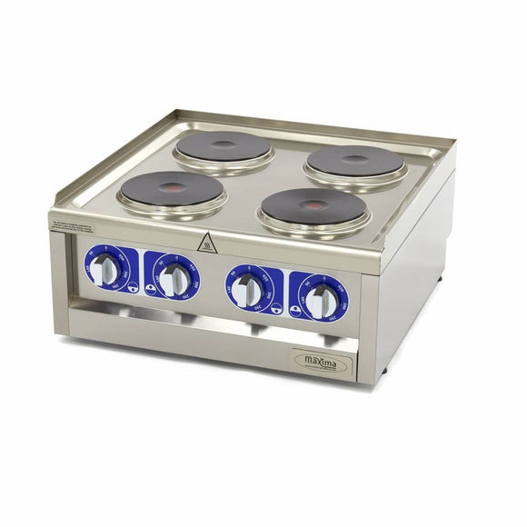 Masina de gatit electrica cu 4 plite Maxima, linia 600, 60cm, 380V, 7kW