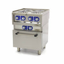 Masina de gatit electrica cu 4 plite si cuptor Maxima, linia 600, 60cm, 380V, 10kW