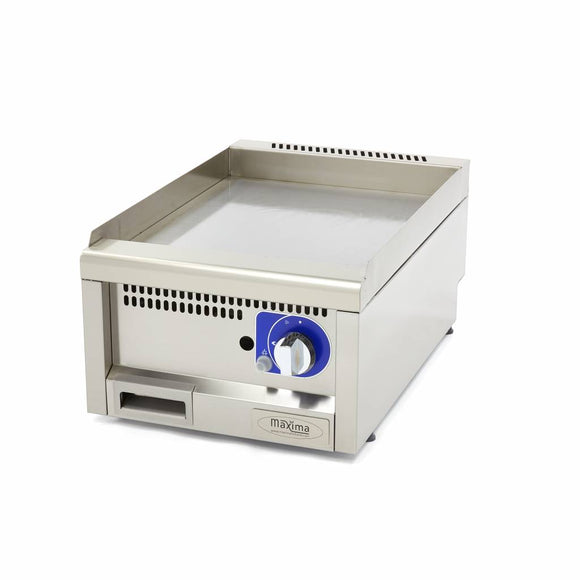 Plita fry top gaz Maxima, neted, linia 600, 40cm, 3kW