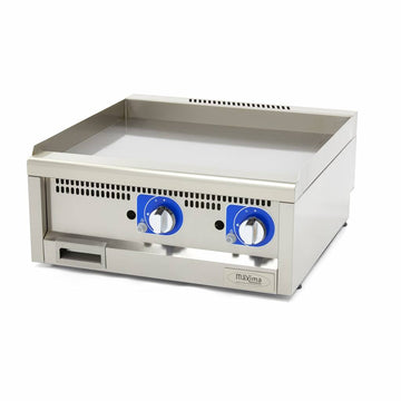 Plita fry top gaz Maxima, neted, linia 600, 60cm, 5kW