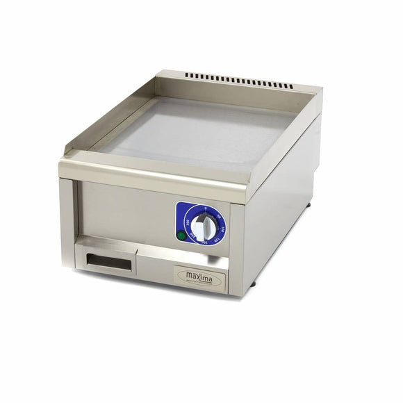 Plita fry top electric Maxima, neted, linia 600, 40cm, 230V, 3kW