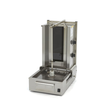 Aparat pentru shaorma si kebab Maxima, 2 arzatoare, 20kg carne, electric, 3kW