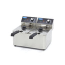 Friteuza electrica de banc 2x4L, 2 cosuri, 230V, 5kW Friteuza electrica dubla cu o