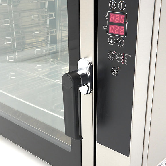 Cuptor combi steam, cap. 6 tavi (GN 1/1 / 60 x 40cm), aburi, digital, 7,9 kW, 380V