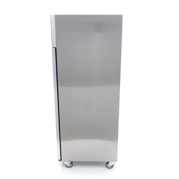 Congelator inox cu 2 usi sticla Maxima, 1400 litri, 6 polite reglabile GN 2/1, 765 W