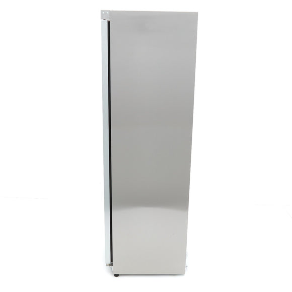 Frigider inox cu usa sticla, 0/+8 °C, 400 Litri