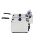 Friteuza electrica de banc 2x8L, 2 cosuri, 230V, 6.5kW Friteuza electrica dubla cu o