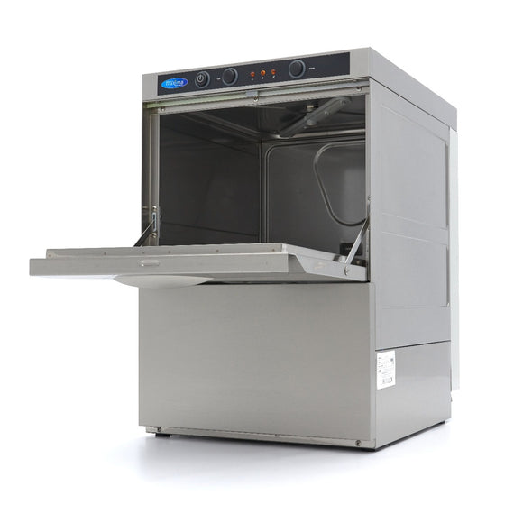 Masina de spalat pahare Maxima, cos 35x35 cm, pompa de clatire, 230V, 2,8kW