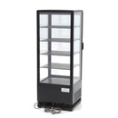 Vitrina refrigerata de banc, 98 Litri, cu iluminare, H 110 cm, negru-4