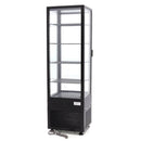 Vitrina refrigerata, 235 Litri, cu iluminare, H 170 cm, negru-4