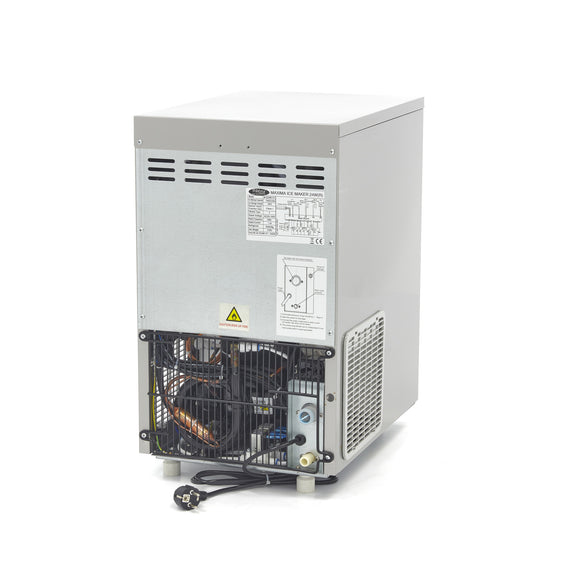 Masina de gheata, productie 24kg/zi, gheata tip bullet, racire cu apa