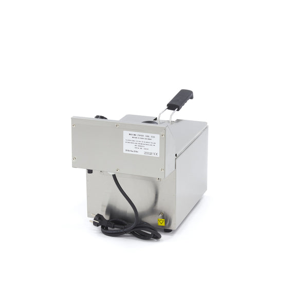 Friteuza electrica de banc, 8L, 1 cos, 230V, 3,25kW Cu aceasta friteuza de inalta