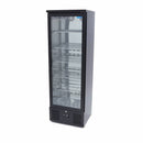 Vitrina refrigerata 0°C /+12°C, 342 Litri, 5 grilaje, racire ventilata, negru-1