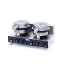 Aparat de copt vafe dublu - pentru cornete de inghetata, dimensiune vafe: ø210 x H3 mm-5