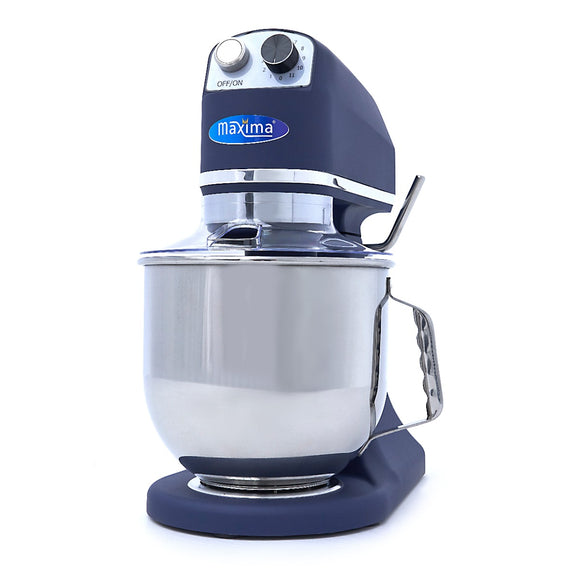 Mixer planetar Maxima, 7L, 2kg aluat, 350 W, albastru otel mat