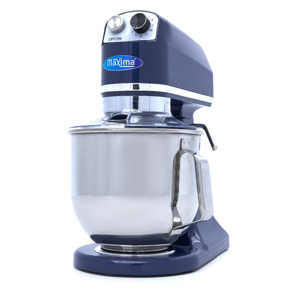 Mixer planetar Maxima, 7L, 2kg aluat, 350 W, albastru otel