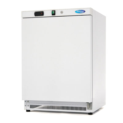 Congelator vertical Maxima, 200 litri, 2 polite fixe, alb, 302 W