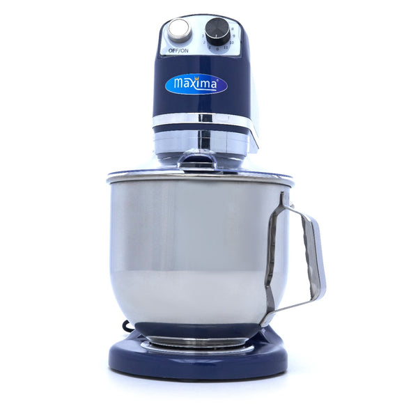 Mixer planetar Maxima, 7L, 2kg aluat, 350 W, albastru otel