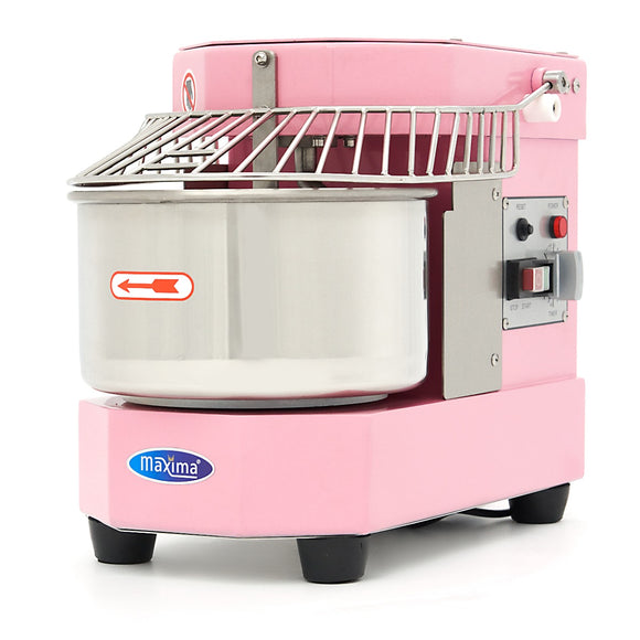 Malaxor de aluat Maxima, 8L, 4,5kg aluat, 450 W, roz