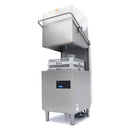 Masina de spalat vase cu capota Maxima, cos 50x50 cm, pompe evacuare, clatire si detergent, 380V, 8,7kW