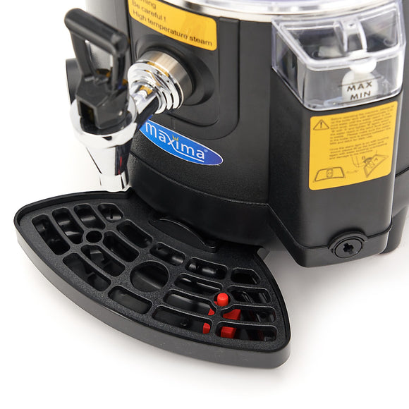 Dozator de ciocolata calda - 10L, negru, incalzire tip bain marie pe aburi