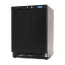 Congelator vertical Maxima, 200 litri, 2 polite fixe, negru, 302 W