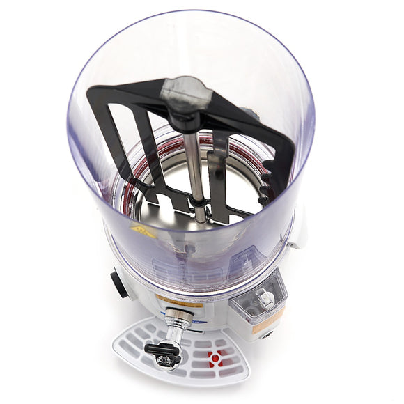 Dozator de ciocolata calda - 10L, alb, incalzire tip bain marie pe aburi