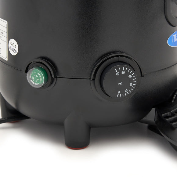 Dozator de ciocolata calda - 5L, negru, incalzire tip bain marie pe aburi