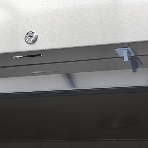 Frigider inox cu 2 usi sticla, 0/+8 °C, 1200 Litri, GN 2/1, agent frigorific ecologic R290 - clasa energetica C