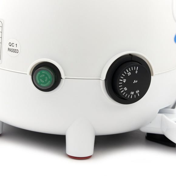 Dozator de ciocolata calda - 10L, alb, incalzire tip bain marie pe aburi