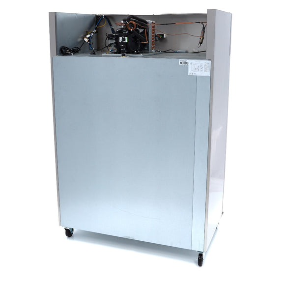 Frigider inox cu 2 usi pentru patiserie (tavi 60x40 cm), -28 C, 1200 Liti, ghidaje ajustabile, agent frigorific ecologic...