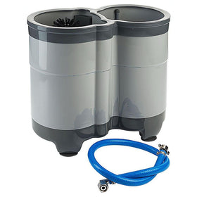 Spalator manual pentru pahare, cu 2 cuve - eurogastro.ro