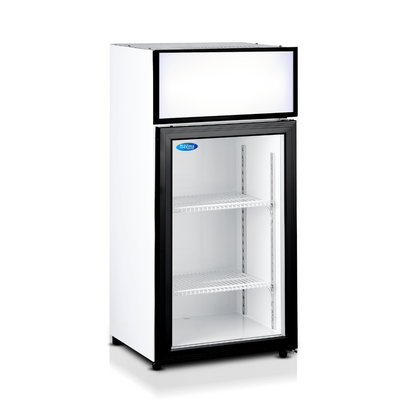 Vitrina de bauturi Maxima, 80 litri, 2 polite reglabile, 120 W