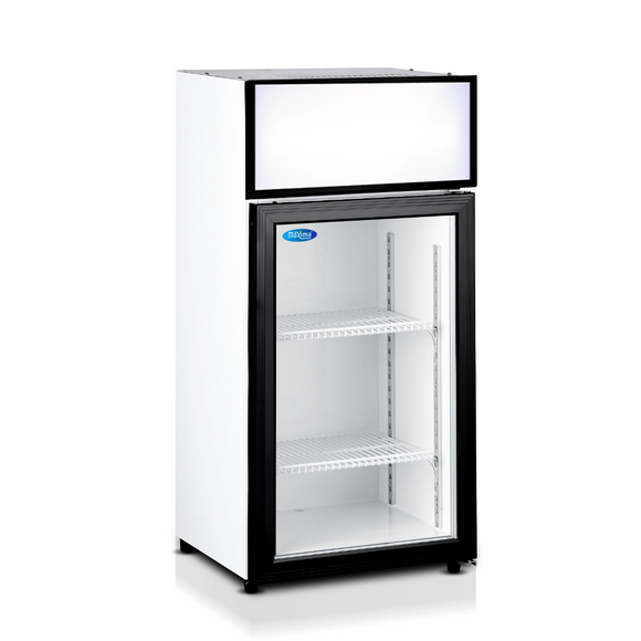 Vitrina de bauturi Maxima, 80 litri, 2 polite reglabile, 120 W