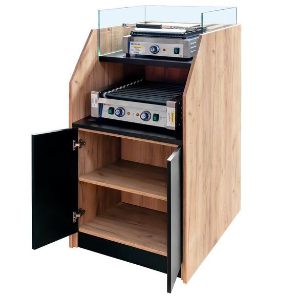 Stand hot-doguri stejar Kraft H-143 cm L-70 cm G-80 cm
