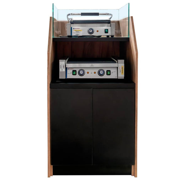 Stand hot-doguri stejar Kraft H-143 cm L-70 cm G-80 cm