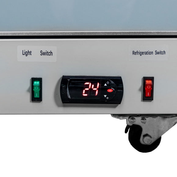 Vitrina frigorifica 1 usa DIEGO R62 Prestige white 501L iluminare LED