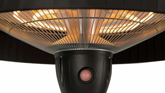 Detaliu element halogen aprins si lumina LED Sunred Artix Compact