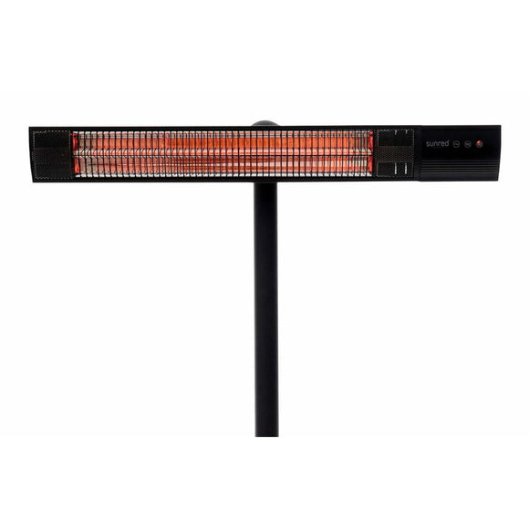 Detaliu element de incalzire carbon aprins al incalzitorului Sunred Dark