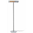 Incalzitor terasa electric Sunred Ultra RD-SILVER-2000S argintiu, pe stativ, pe fundal alb