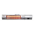 Incalzitor terasa electric de perete Sunred Ultra RD-SILVER-2000W argintiu, pe fundal alb