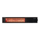 Incalzitor terasa electric de perete Sunred Fortuna RDS-15W-B negru, pe fundal alb
