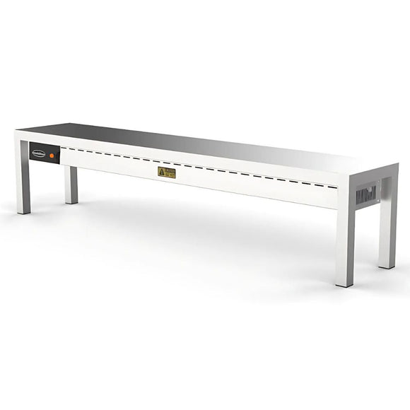 Surastructura simpla din inox cu 1 nivel, incalzire ceramica, 1 kW, 160 cm