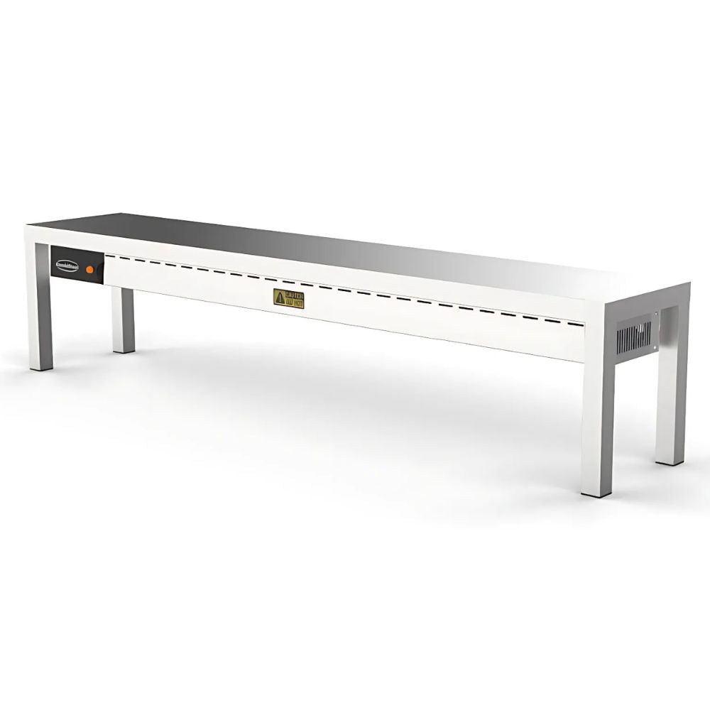 Surastructura simpla din inox cu 1 nivel, incalzire ceramica, 1,25 kW, 180 cm