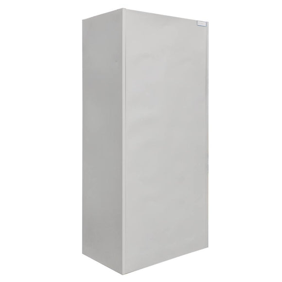 Dulap vestiar metalic 2 usi, latime 80 cm gri - LIVRARE PE PALET