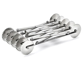 Taietor aluat extensibil cu 5 lame netede + 5 lame striate, inox.